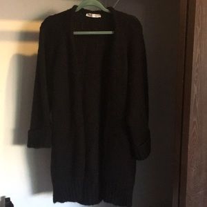 Zara oversized wool blend cardigan